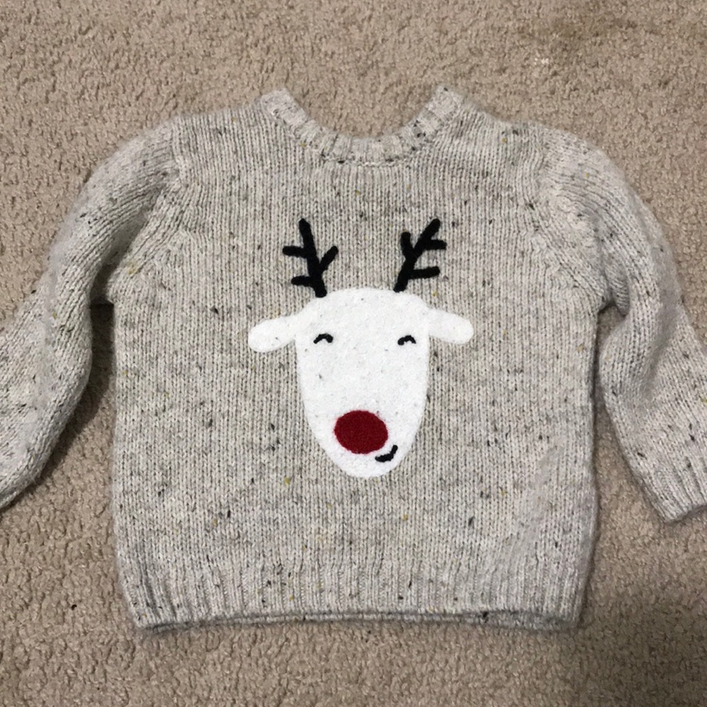 Zara reindeer sweater